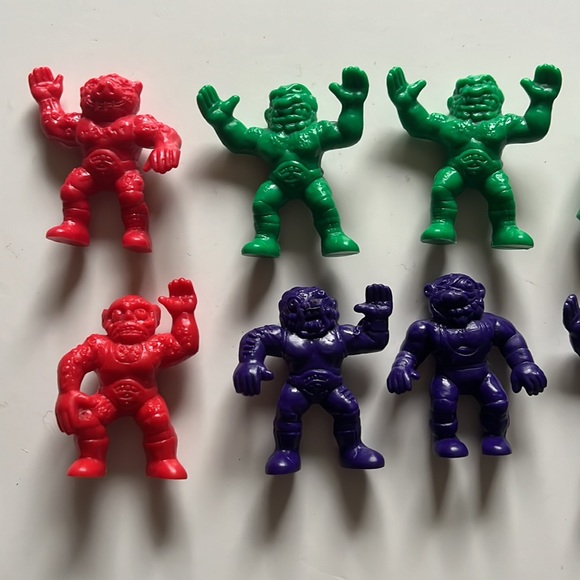 Lot Of 10 Weird Ball Flyweight Wrestlers / MUSCLE / 1986 - Picture 4 of 5